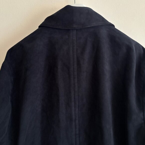 BNWT USD$998 Todd Snyder Double Breasted Moleskin Overcoat- Midnight Navy — XXL - Picture 11 of 16